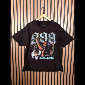 999 Club T Shirt XL Mens Black Short Sleeve Crewneck Graphic Tee Juice Wolrd